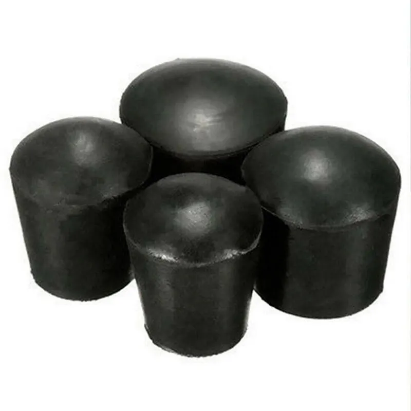 

4pcs Chair Leg End Floor Protectors Caps Covers Rubber Furniture Foot Table Tips For Indoor Home Outdoor Patio Garden Office