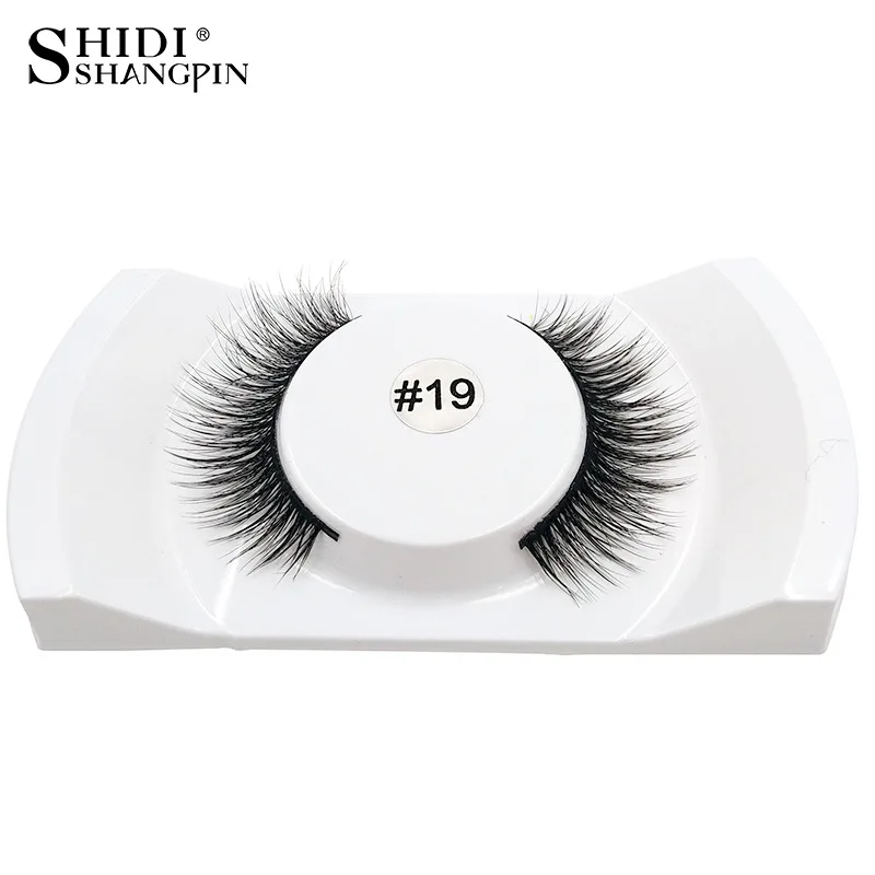 3D ресницы 12 мм натуральные длинные накладные 3 пары поддельные макияж для