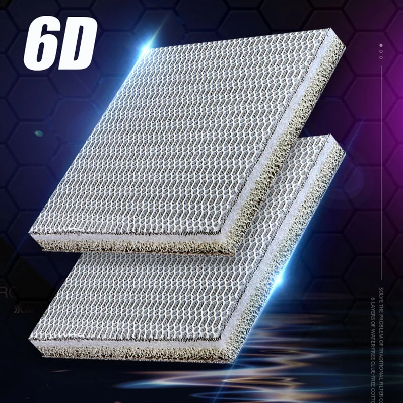 

NEW 6D/5D 6Layers Fish Tank Filter Sponge No Glue Foam Biochemical Cotton Aquarium Filtration Accessories