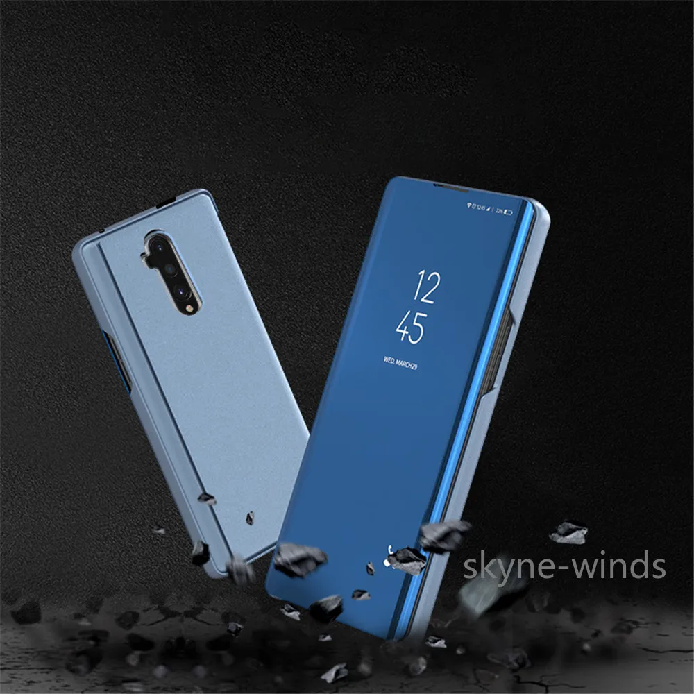 

For OnePlus 7Pro 8Pro phone cases mirror plating stand protection cover for oneplus 7 pro 8 pro coque fundas casing
