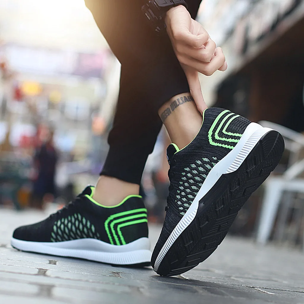 Мужские кроссовки дышащие для тенниса с дышащей сеткой внутри увеличения