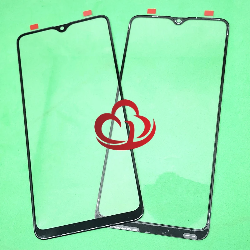 Замена ЖК переднего сенсорного экрана Стекло Внешний объектив для samsung Galaxy A20S A207