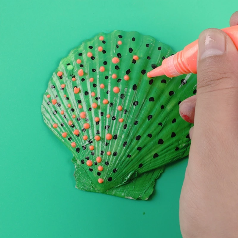

DIY Shell Painting Art Set Popular Community Games for Toddlers Girls DIY Preschool Teaching Props 3D Art & Crafts Kit