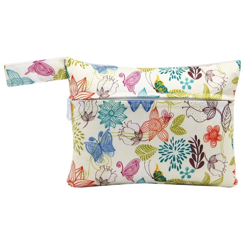 Многоразовая Водонепроницаемая влажная сумка карманные сумки для подгузников с