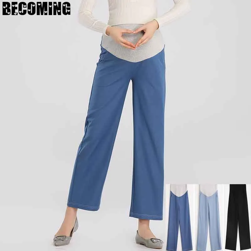 Брюки для беременных свободные брюки большого размера с широкими штанинами