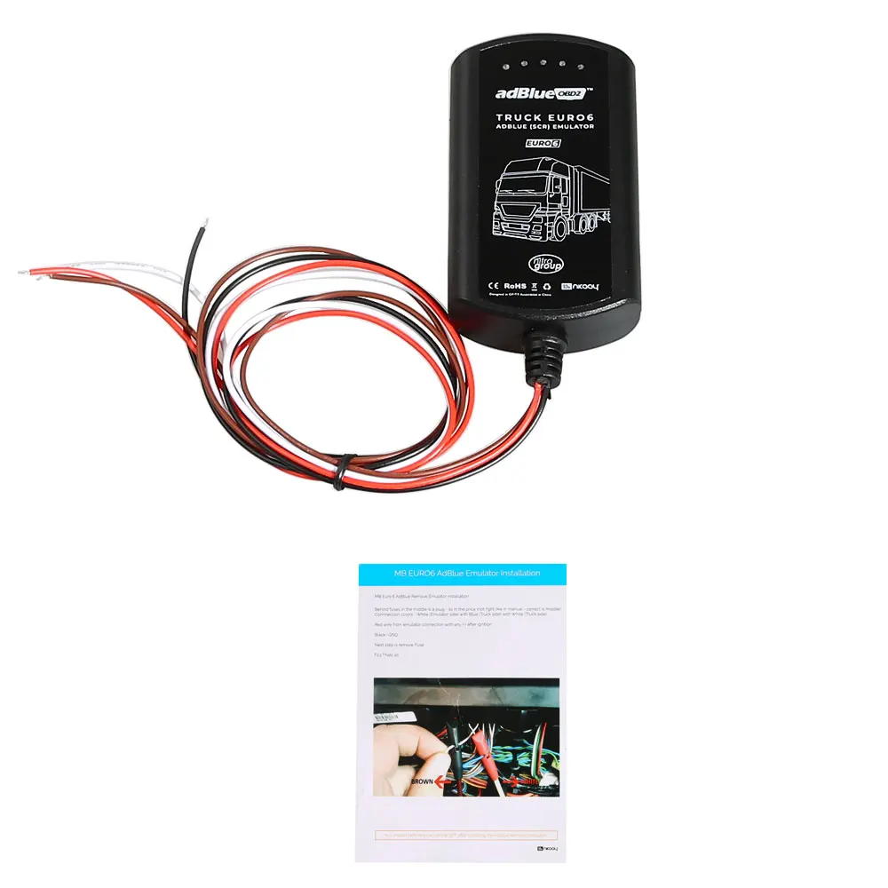 Новейший эмулятор Adblue для грузовика Euro6 OBD2 MB диагностический инструмент |