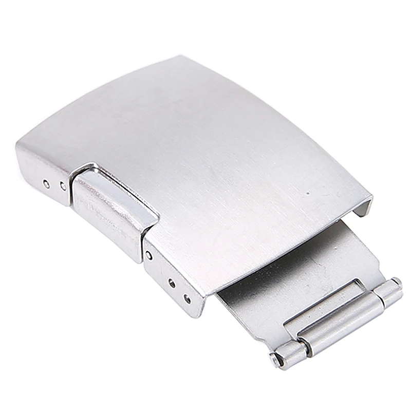 

Stainless Steel 12-24 mm Butterfly Buckle Deployment Fold Strap Clasp Classics Clasp Buckle Folding Push Button For Watch