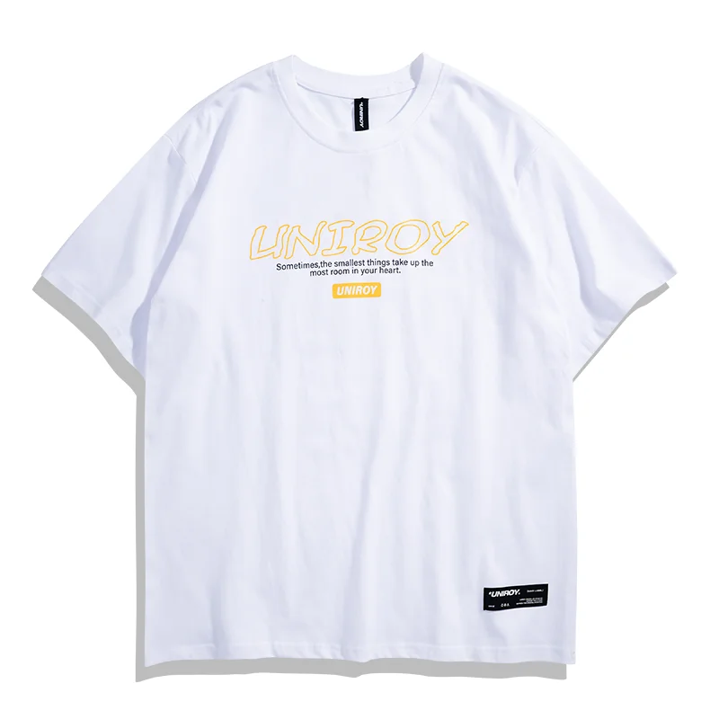 

Sunflower Oil Painting Short Sleeve Shirt Incomplete Pattern Stitching Hollow Letter Printing Summer Cotton Casual Top
