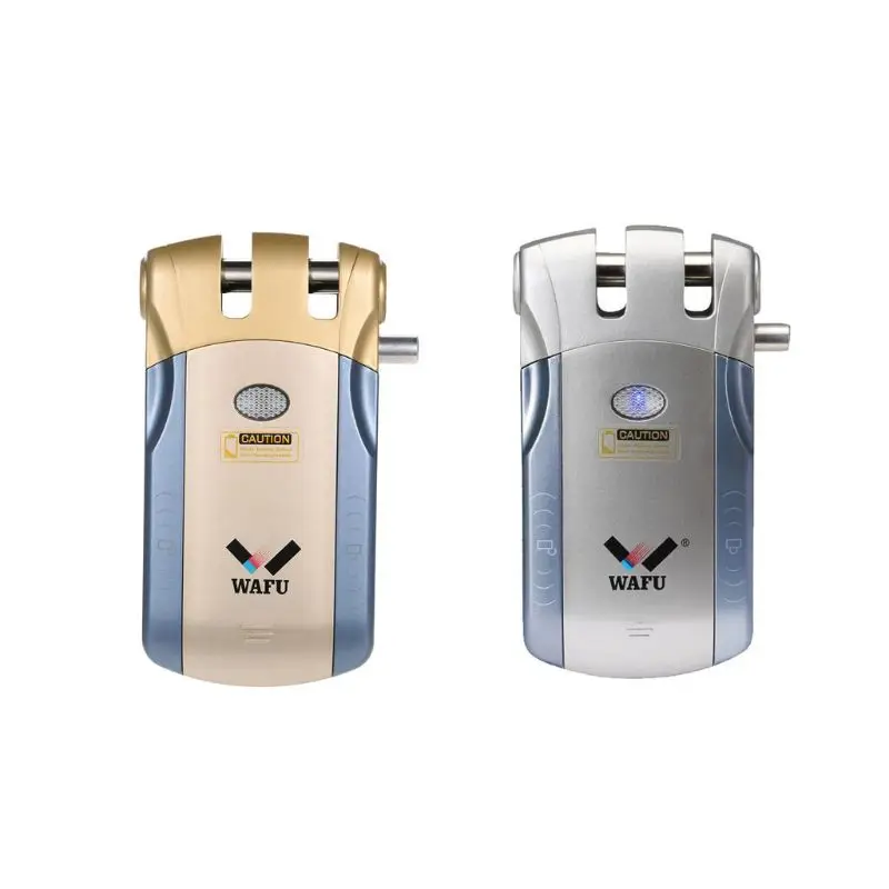 

Wireless Security Invisible Keyless Entry Door Lock Home Smart Remote Control Lock with 4 Remote Keys