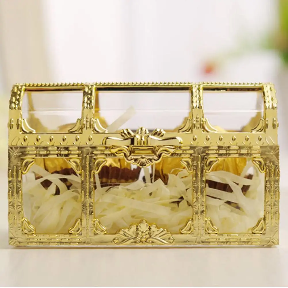 

Favor candy Box European Style Hollow Out Plastic Candy Packing Storage Box for Wedding Supplies Party Gift Boxes bags