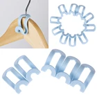 515 шт Мини Антискользящая одежда вешалка складная коробка для хранения одежды вешалка для шкафа подвесная Скоба для подключения Экономия пространства разъемы