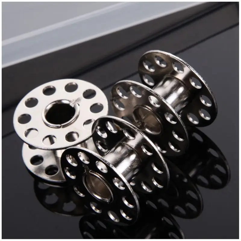 Катушки Шпулька металлический чехол с 25 сетки для хранения Коробка Brother Janome Singer