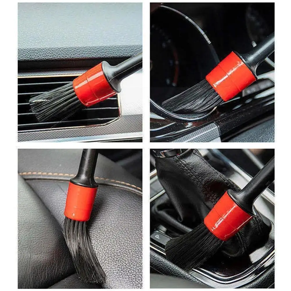 

5Pcs/Set Car Wash Car Detailing Brush Auto Cleaning Car Cleaning Set Tools Cleaning Outlet Air Tire Brush Dashboard Accesso P0N2