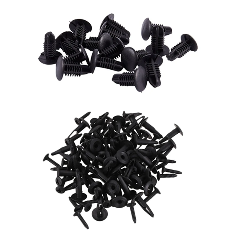 50 штук обивка автомобиля панель Фиксатор крепеж пластиковые заклепки для 4 мм