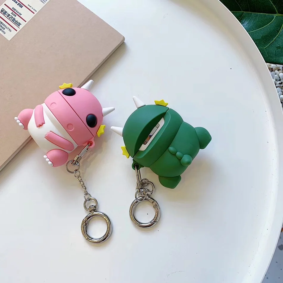 Чехол для наушников Airpods 2 чехол силиконовый рисовый шар 3D мультяшный чехол для Airpods 1 чехол для наушников Наушники кольцевой ремешок