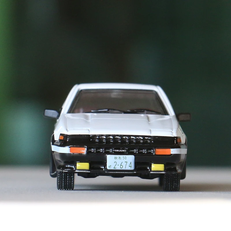 Модель времени JDM модель 1/64 Toyo Corolla D AE86 коллекция автомобиля Takumi Fujiwara литая