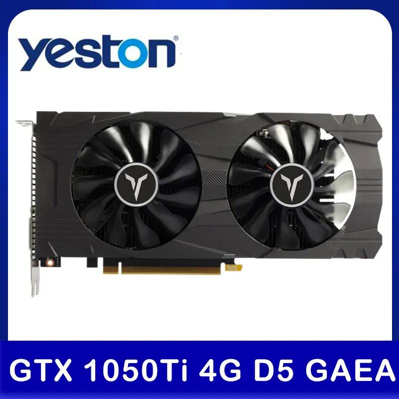 Видеокарта Yeston GeForce GTX 1050Ti 4G D5 GAEA для ПК 1291 1392 МГц/7008 МГц 4 ГБ/бит/GDDR5 графическая