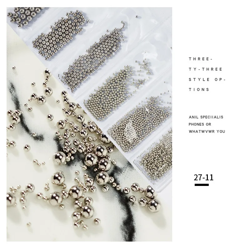 

50cm 3D Nail Chain Multicolor Nail Art Accessories for DIY Decoration