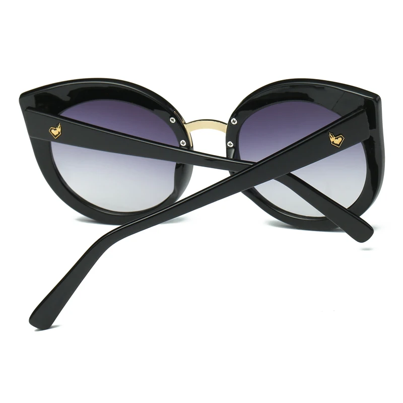 

Sunnies Round Cats eye Sunglasses Women Luxury Brand Designer Oversize Sun glasses Female Gradient Lens Eyewear Accessories