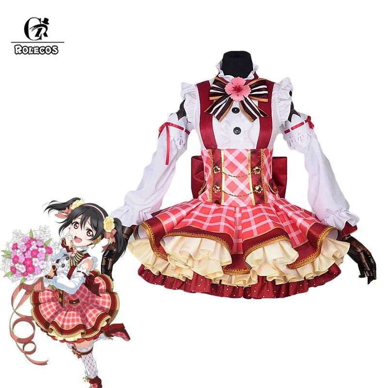 

ROLECOS Lovelive Flower Bouquet Cosplay Costume Yazawa Nico Nozomi Tojo Eli Rin Cosplay love live Costume Sonoda Umi Kotori Maki