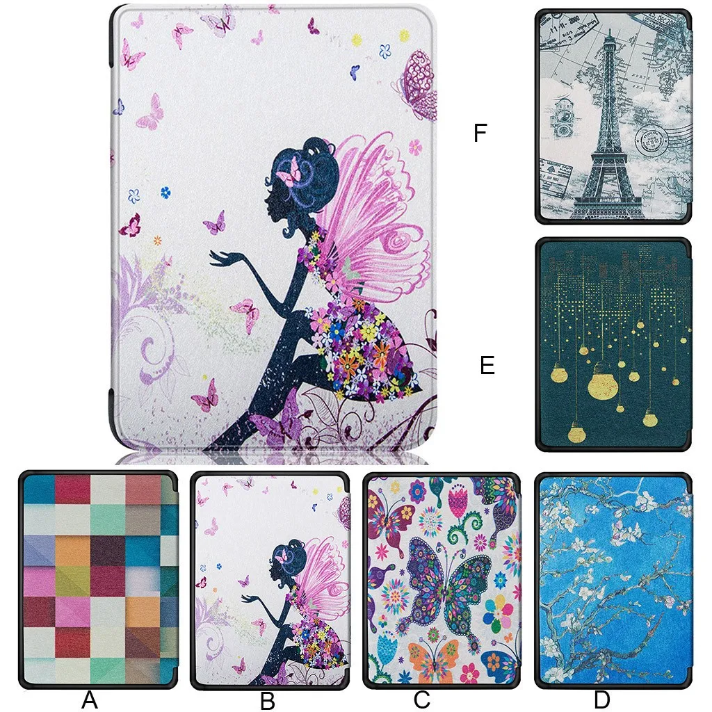 Чехол для Amazon All-New Kindle 10th Generation 2019 Модный чехол планшета с рисунком бабочки