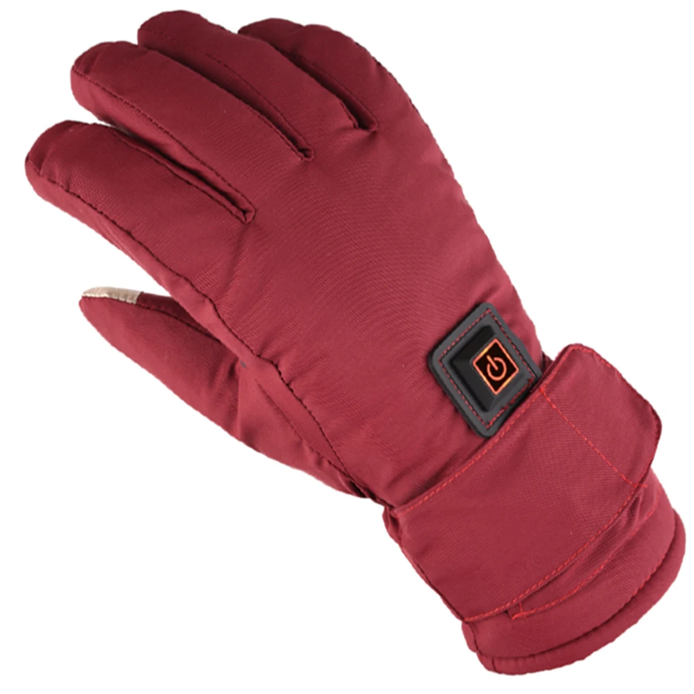 1 пара женские зимние аккумуляторные батареи для ходьбы электрические перчатки с