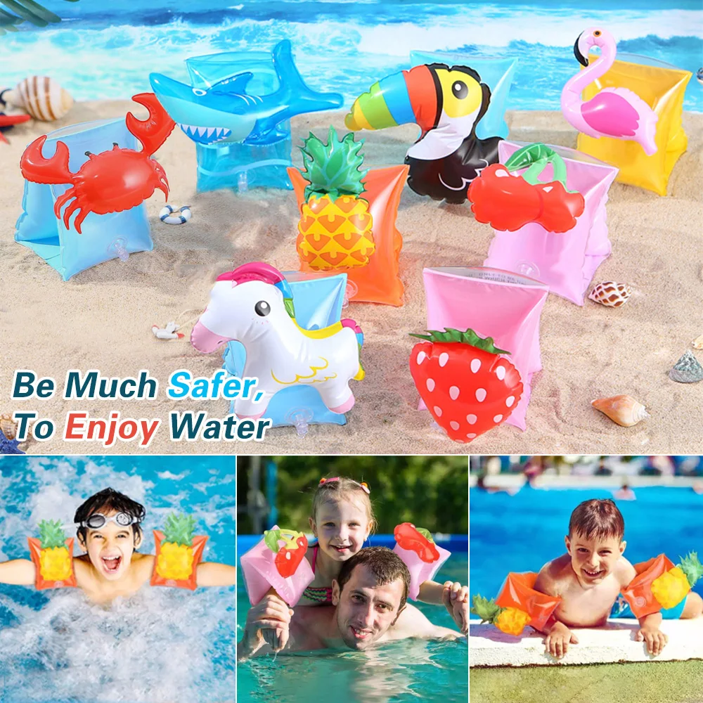 Vertvie детское кольцо для плавания надувное бассейна милое с животными безопасное