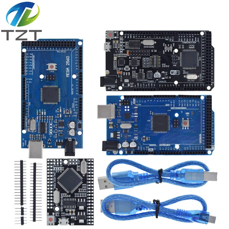 Mega2560 ATMEGA16U2 / Pro Mini Мега 2560 + WiFi R3 ATmega2560 чип CH340G для Arduino UNO макетная плата WeMos ESP8266 |