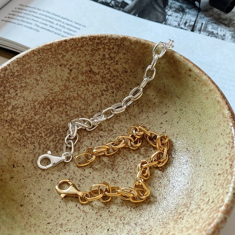 

Женский браслет из серебра 925 пробы, в Корейском стиле