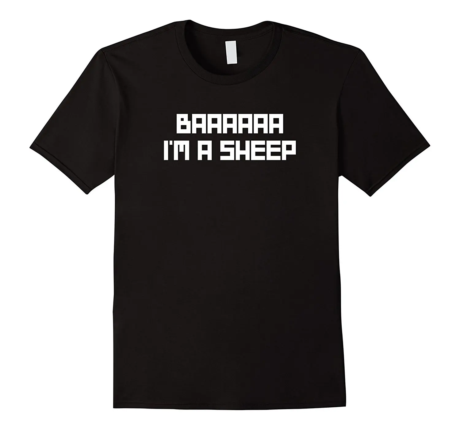 

BAAAA I'm A Sheep T-Shirt 2018 Fashion Short Sleeve 100% Cotton Short Sleeve Summer Tee Shirts Short Sleeves Cotton