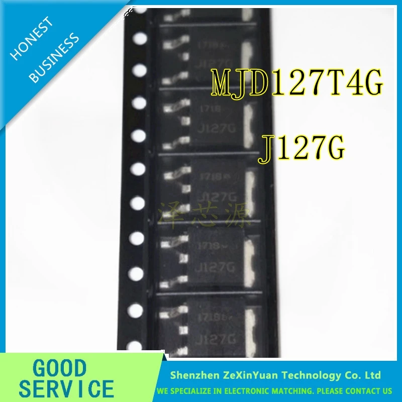 20 шт./лот MJD127T4G MJD127G J127G TIP127 TO-252 транзистор Дарлингтона 20 шт./лот MJD127T4G MJD127G J127G TIP127 TO-252 транзистор Дарлингтона