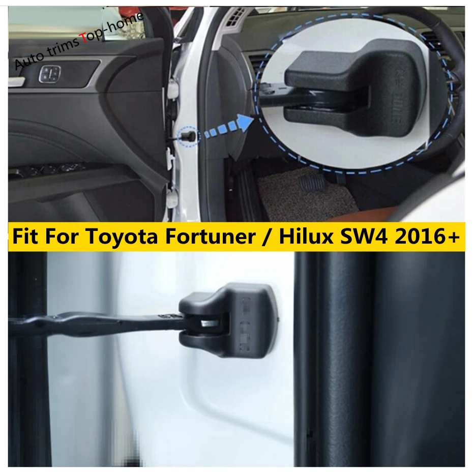 

Yimaautotrims Accessories Fit For Toyota Fortuner / Hilux SW4 2016 - 2022 Car Stop Rust Waterproof Plastic Protective Cover Kit