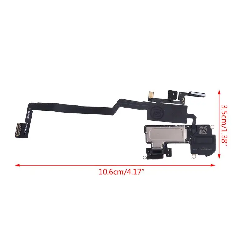 

Replacement Parts for iPhone X Earpiece Ear Piece Speaker with Proximity Light Sensor Flex Cable Ribbon Sound Receiver Assembly