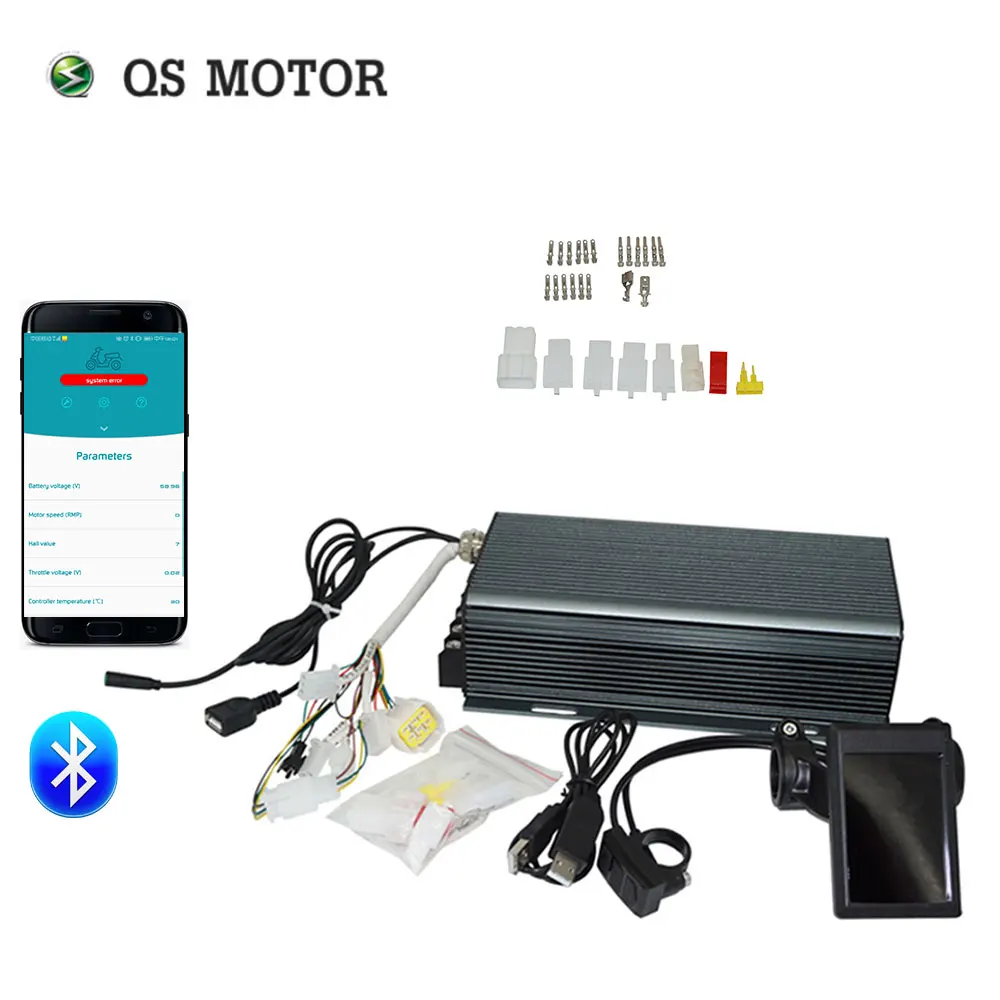 QS TFT H6 Спидометр с цветным дисплеем и 72 в 100A SVMC Sabvoton комплект контроллером bluetooth