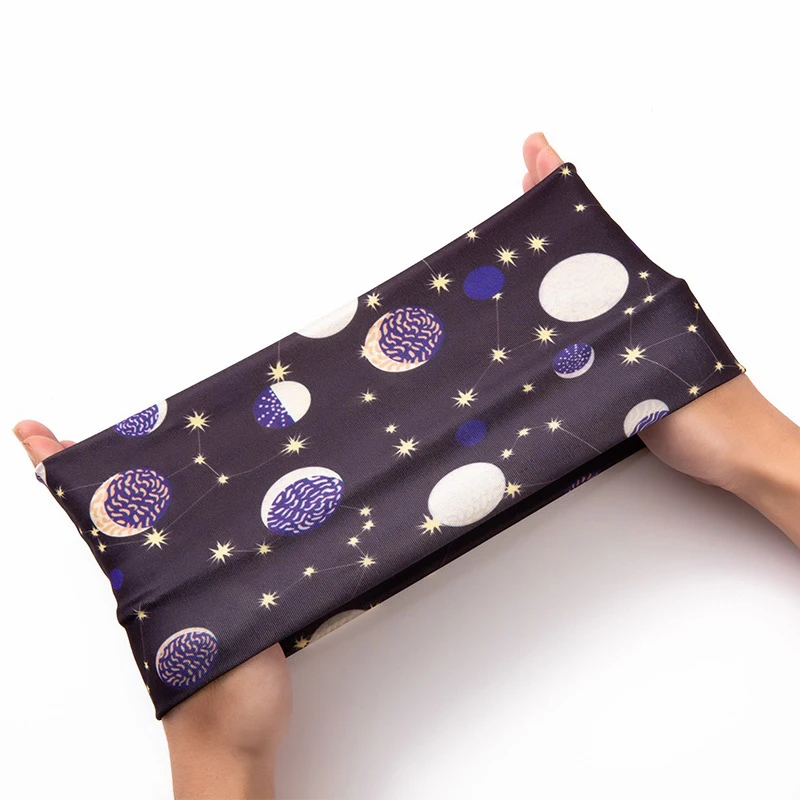 

Fashion Headband hair Headwear Starry Printed Elastic Broadband Headband Sports sweat-absorbent Girl Hairband Hair Accessories