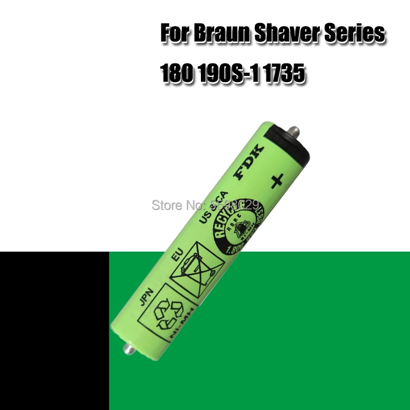 For Braun Shaver Series 1HR-AAAUV 180 190S-1 1735 Cruzer Z3 Z4 Z5 Z6 5753 Battery 1.2V Ni-MH Rechargeable for FDK | Электроника