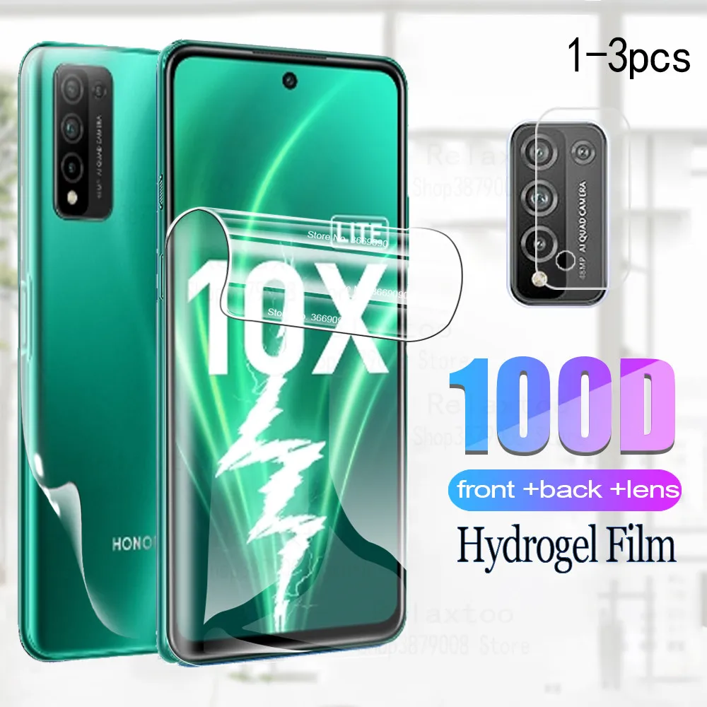 

honor 10x lite front back hydrogel film for huawei honor 10x lite screen protector for xonep 10 x light honor10xlite glass films
