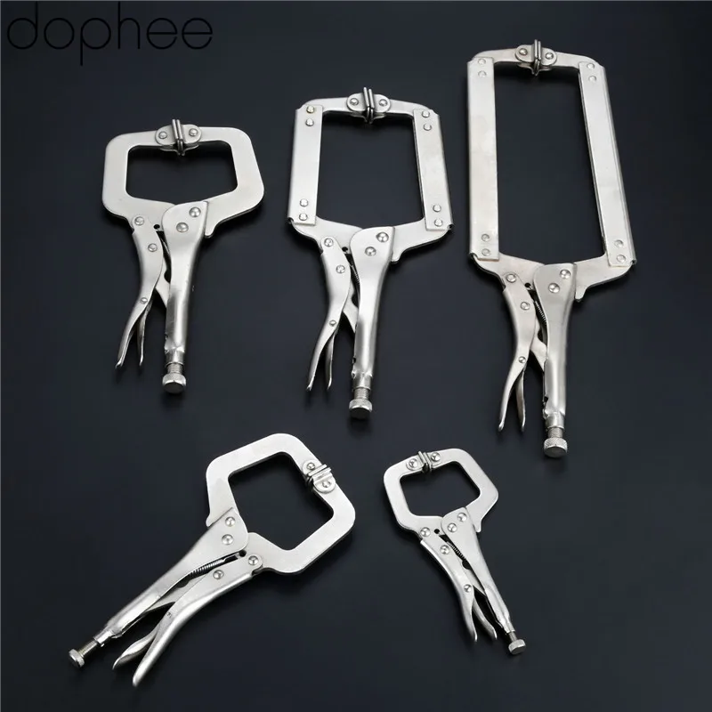 

Vise Multi-function Woodworking Vise Welding Fast Fixing Locking Clamp Plier Carbon Steel C-type Locking Grip Pliers Repair Tool