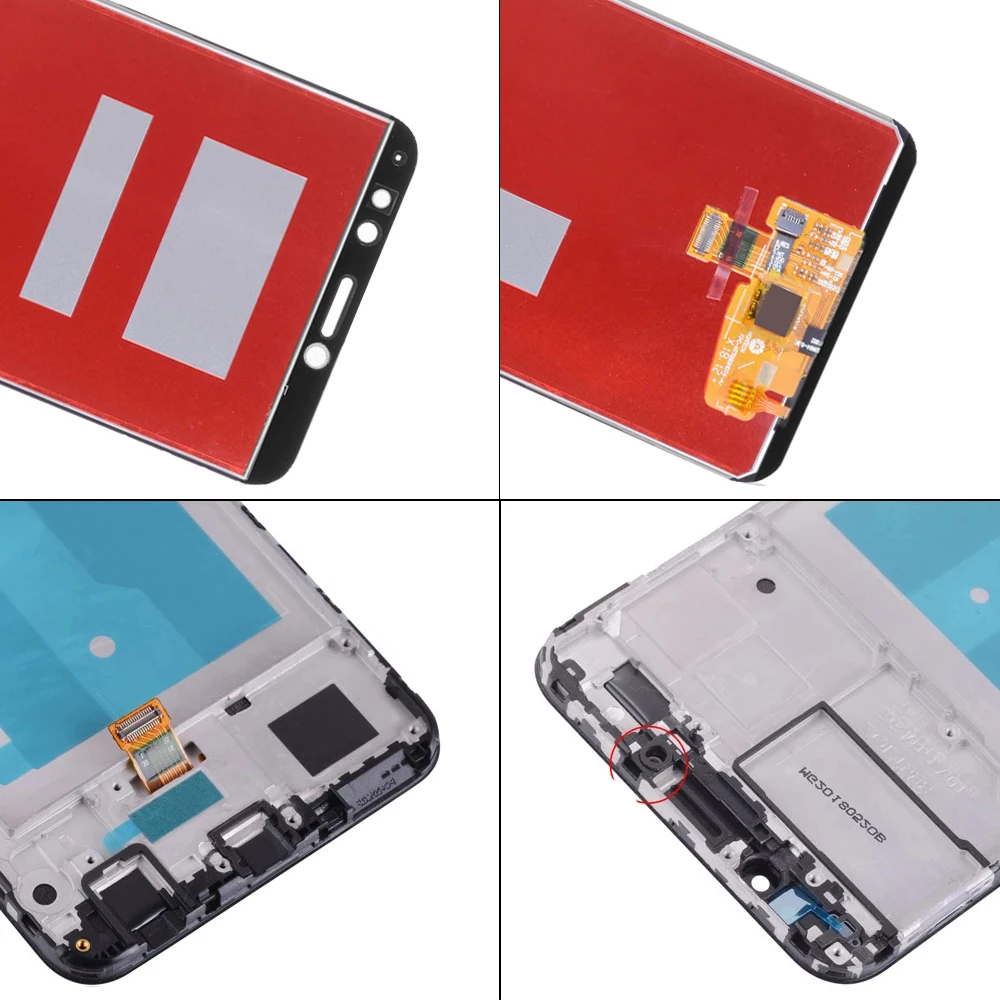 Original Huawei Y7 2018 pantalla LCD Digitalizador de pantalla t&aacute;ctil para Huawei disfrutar de 8 Y7 Pro Y7 primer 2018 LDN L01 piezas de repuesto-4
