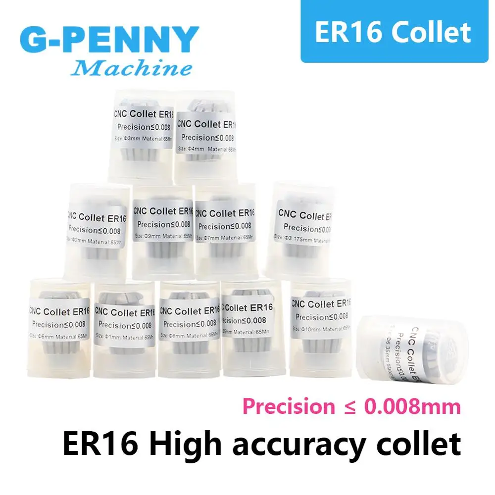 Пружинный патрон G Penny ER16 набор из 12 высокоточных патронов 0 008 мм 1 10 для фрезерного