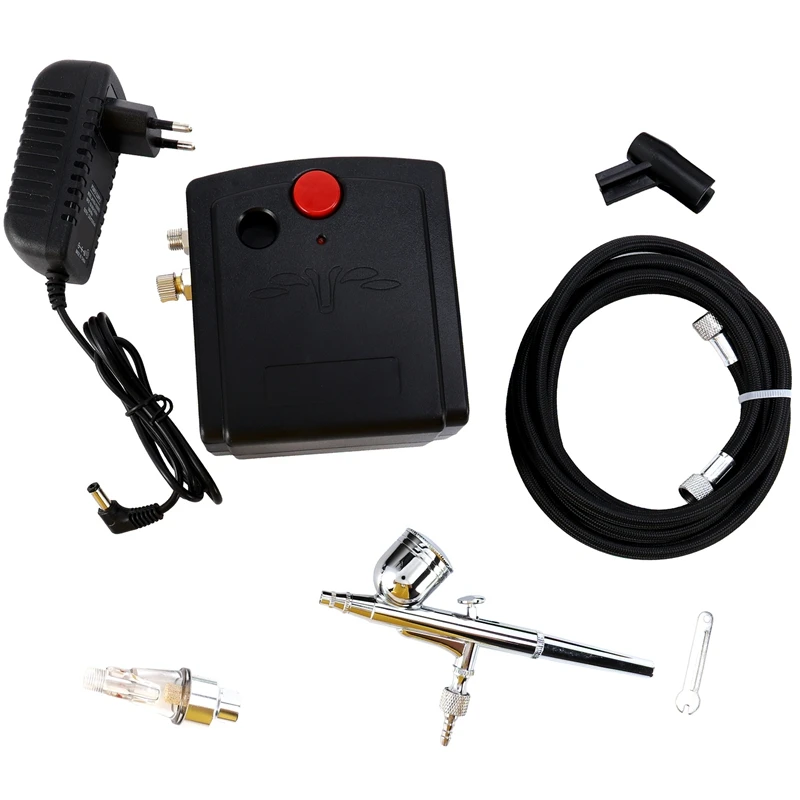 Миниатюрный Аэрограф инструмент с компрессором для украшения тортов маникюра