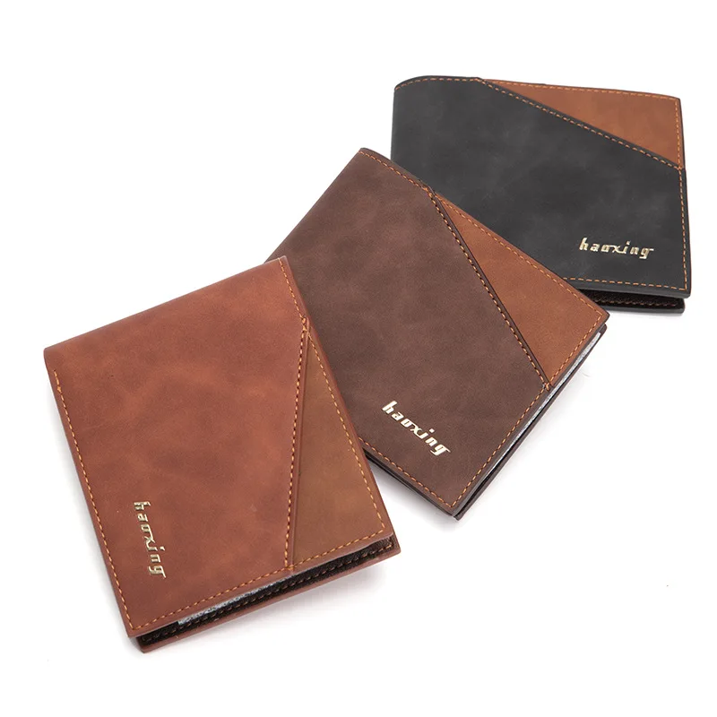 

New Men Wallet Small Money Purses Wallet Male Wallet with Coin Bag Men Short Vintage pu Leather Purse Clutch Credit Card Holder