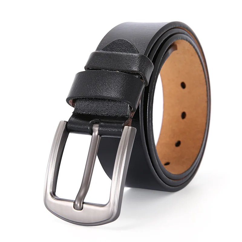 

NEW 150 140cm Plus Size Belt for Men Cow Genuine Leather Luxury Brand Design Waist Strap Pin Bcukle Cowskin Belts Ceinture Homme
