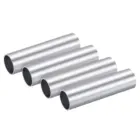 Uxcell 6063 алюминиевая круглая трубка 28 мм OD 25 мм внутренний диаметр 100 мм Длина трубы трубки 4 шт