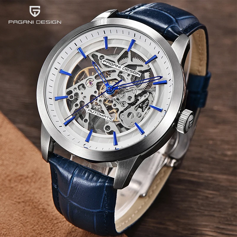 2021 Pagani Designs Top Brand Luxury Business Men's Automatic Mechanical Watch Waterproof High-quality Leather Night Light Watch