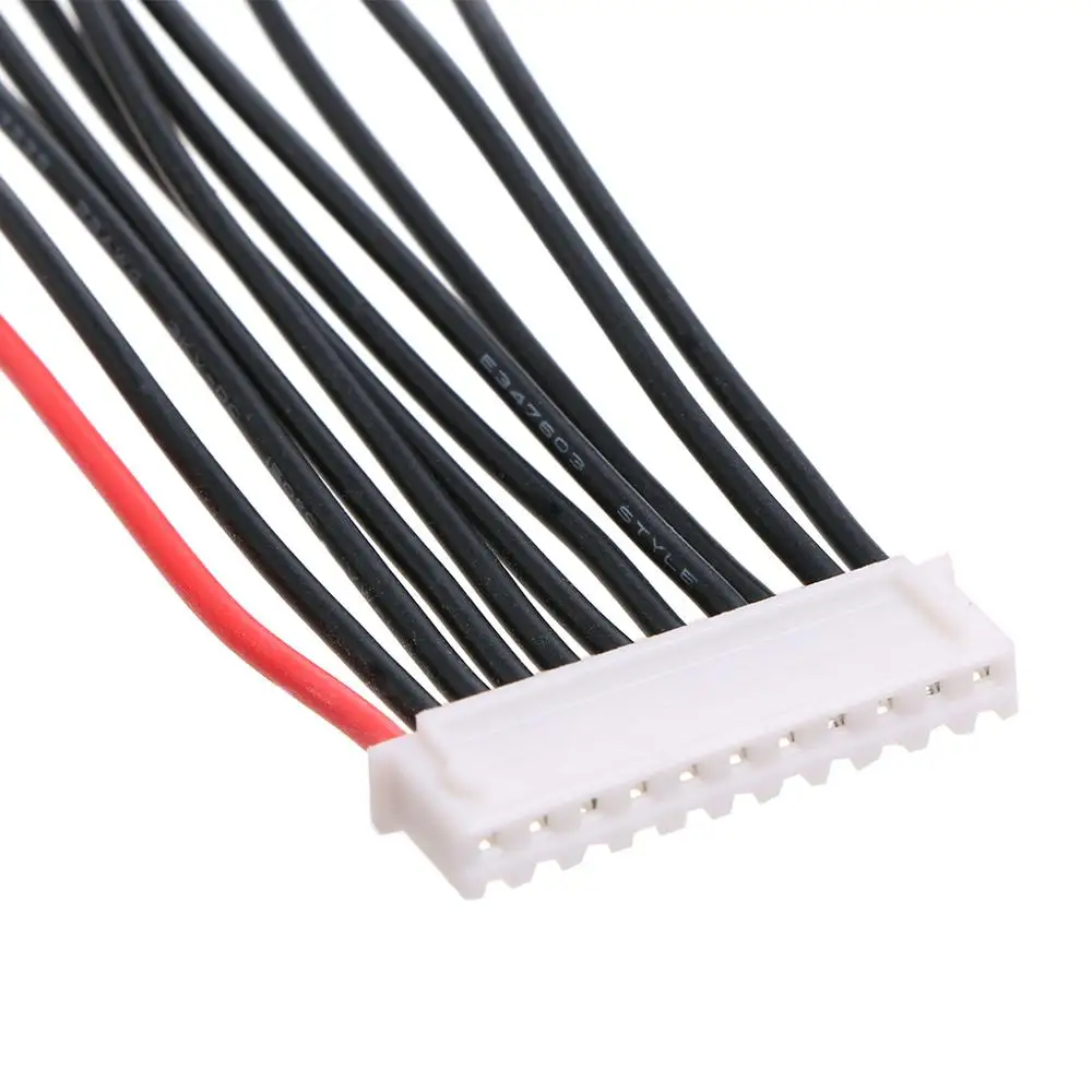 10S1P Lipo зарядный кабель баланса батареи 22 AWG силиконовый провод JST XH Разъем 10