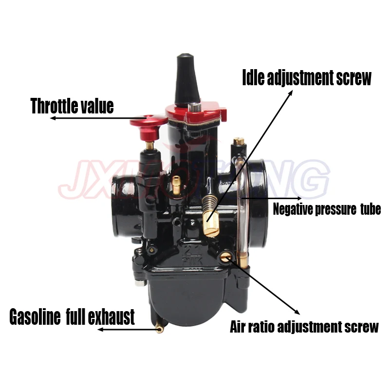Motorcycle 21 24 26 28 30 32 34mm Universal Black For Mikuni Maikuni PWK Carburetor Scooters ATV With Power Jet Dirt Bike | Автомобили и