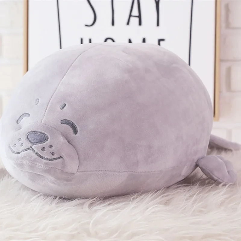 Kawaii мягкий морской Лев плюшевый игрушки 35 65 см морские игрушечные печати милая