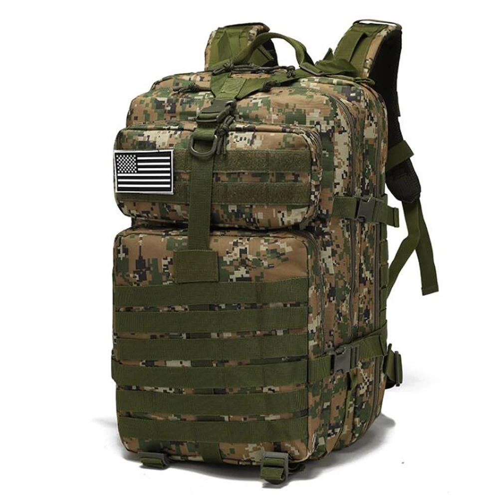50L Военный Тактический Рюкзак Molle сумка для путешествий на открытом воздухе 3P