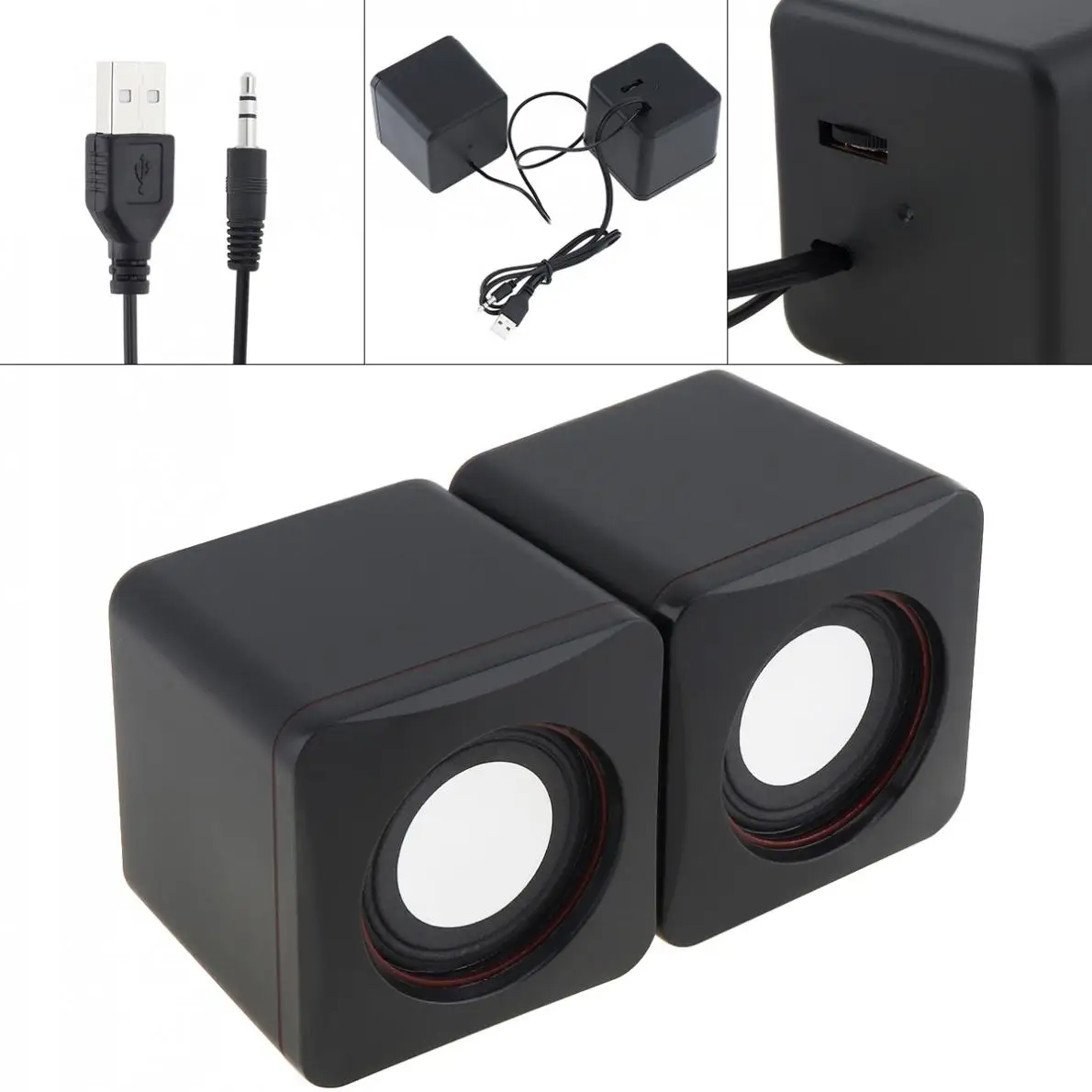 Портативный динамик USB 2 0 Громкая акустическая система стерео музыка объемный